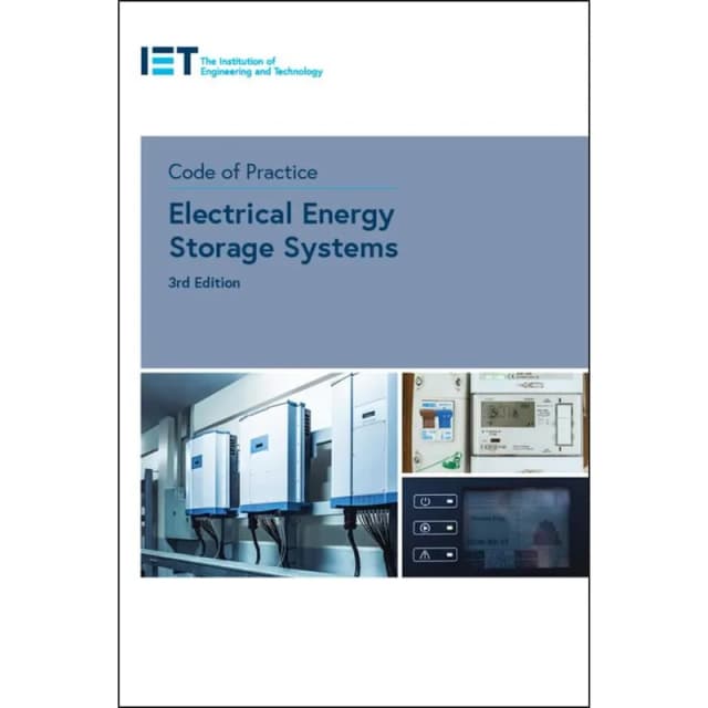 Code of Practice for Electrical Energy Storage Systems